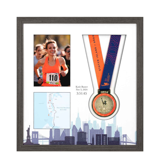 New York Marathon 2024 - Medal & Photo Frame