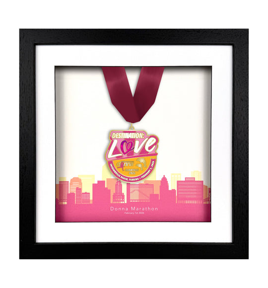 Donna Jacksonville Marathon 2026 - Medal Frame