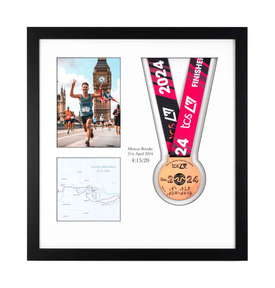 London Marathon 2024 - Medal & Photo Frame