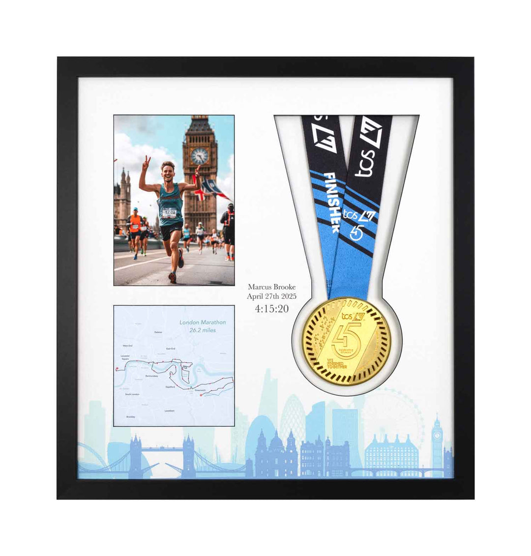 London Marathon 2026 - Medal & Photo Frame