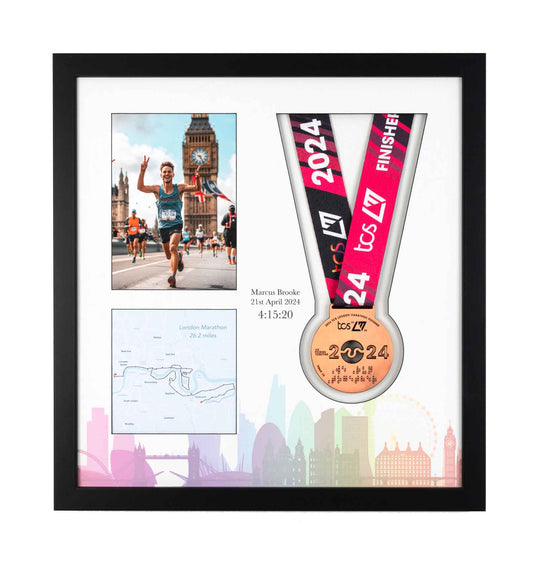 London Marathon 2024 - Medal & Photo Frame