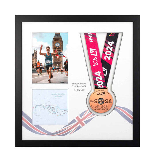 London Marathon 2024 - Medal & Photo Frame