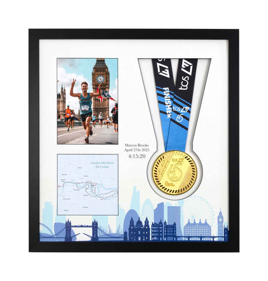 London Marathon 2026 - Medal & Photo Frame