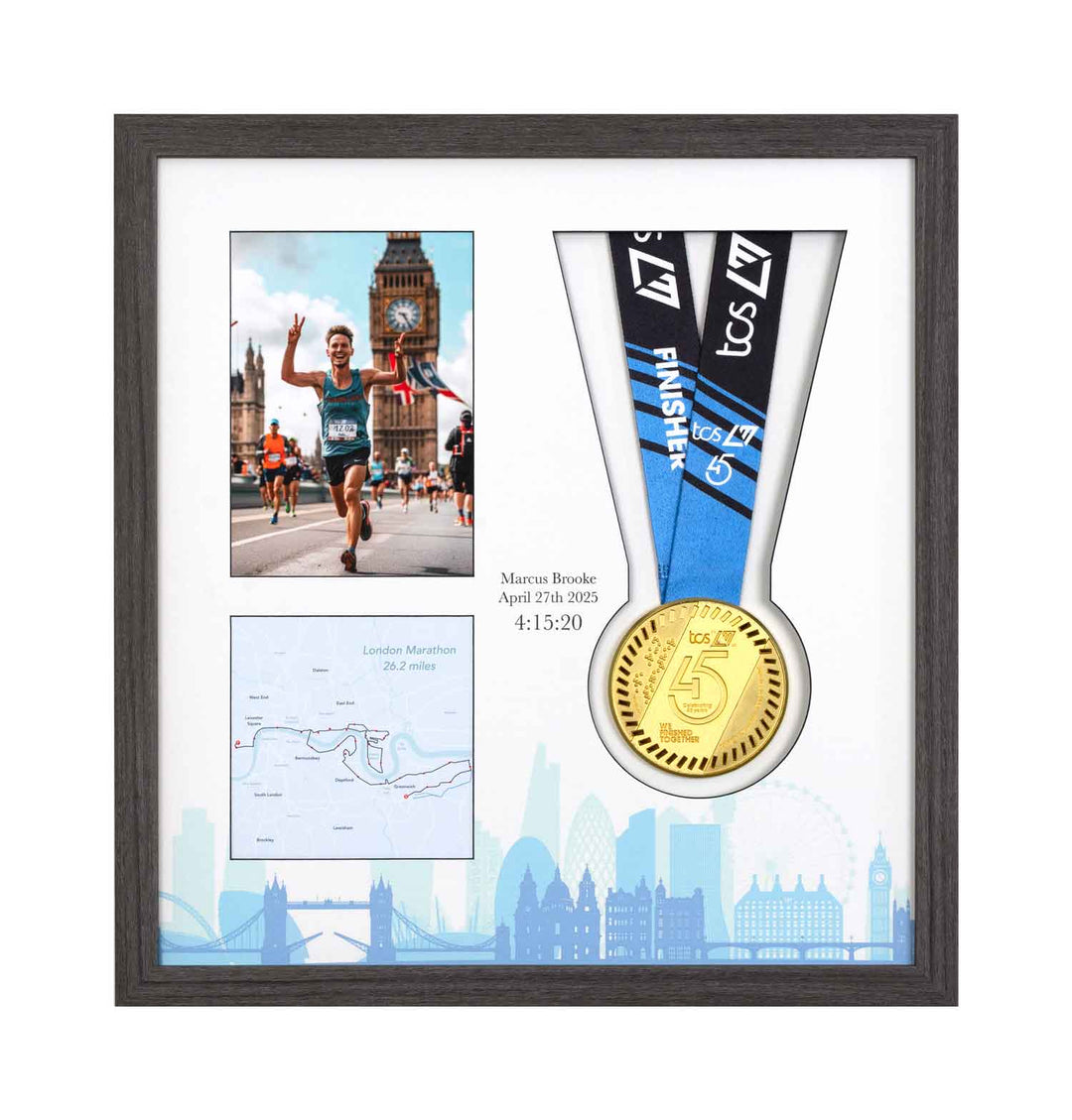 London Marathon 2025 - Medal & Photo Frame