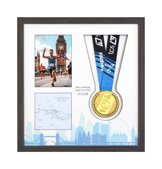 London Marathon 2026 - Medal & Photo Frame