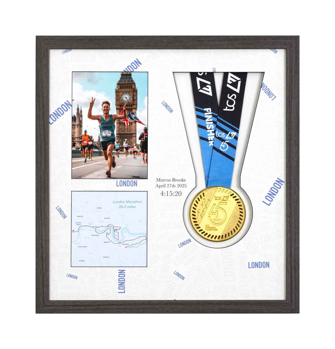 London Marathon 2026 - Medal & Photo Frame