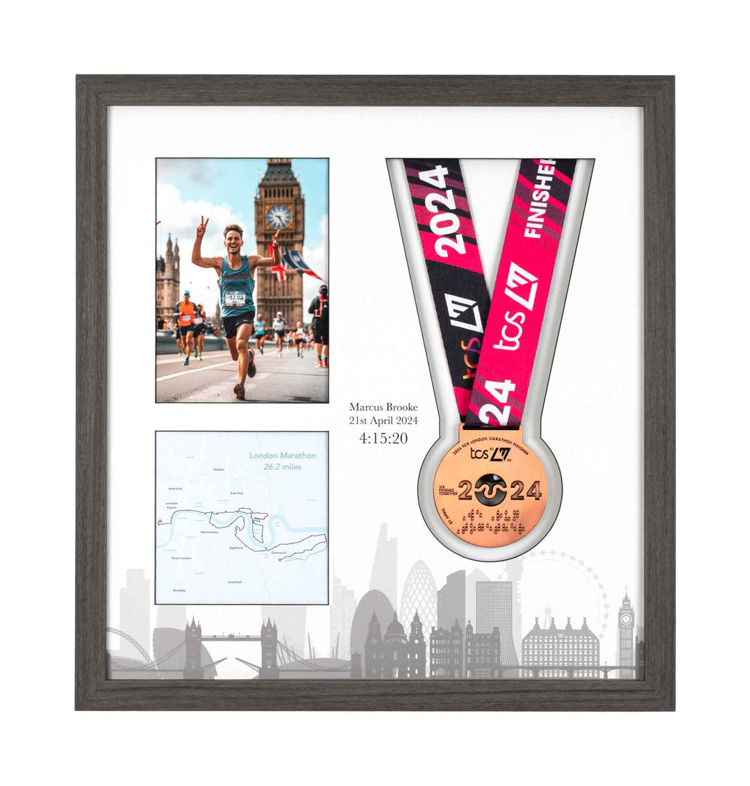 London Marathon 2024 - Medal & Photo Frame