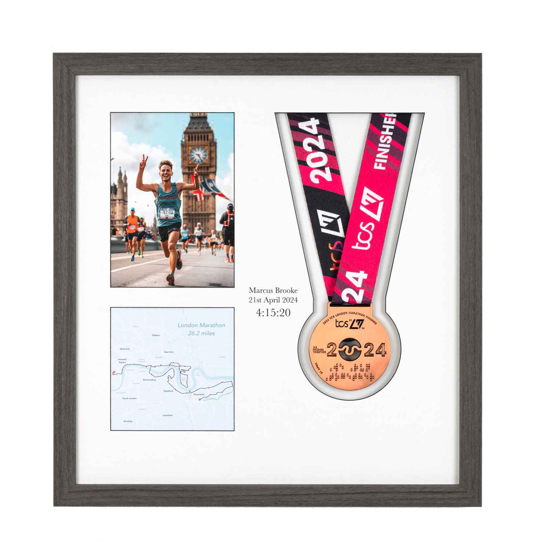 London Marathon 2024 - Medal & Photo Frame