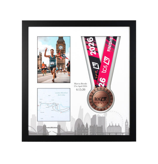 London Marathon 2026 - Medal & Photo Frame
