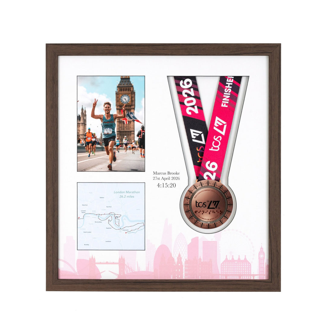 London Marathon 2026 - Medal & Photo Frame