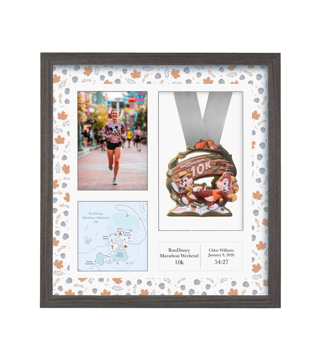 RunDisney Marathon Weekend 10k Marathon 2026 - Medal & Photo Frame