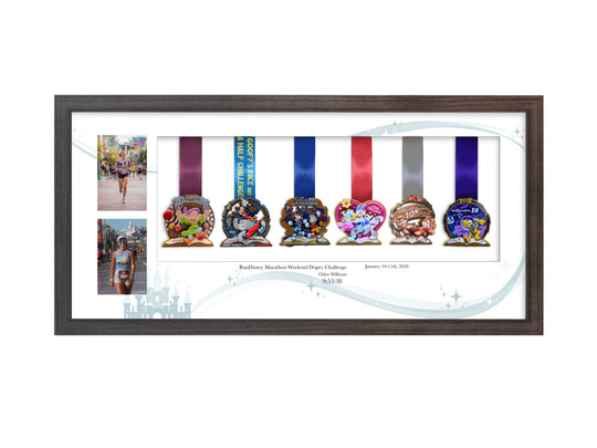 RunDisney Marathon Weekend Dopey Challenge 2026 - Medals and Photos Frame
