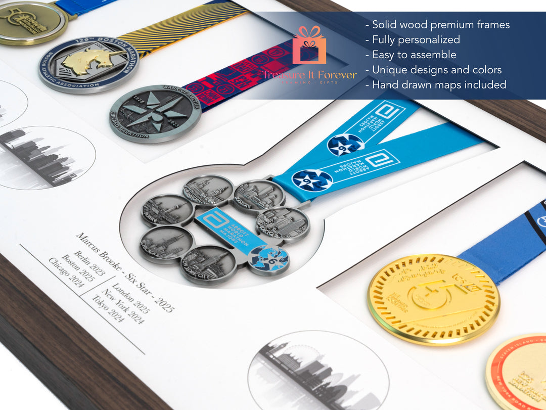 Disneyland Half Marathon 2026 - Medal & Photo Frame