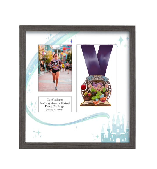 RunDisney Marathon Weekend Full Marathon 2026 - Medal & Photo Frame