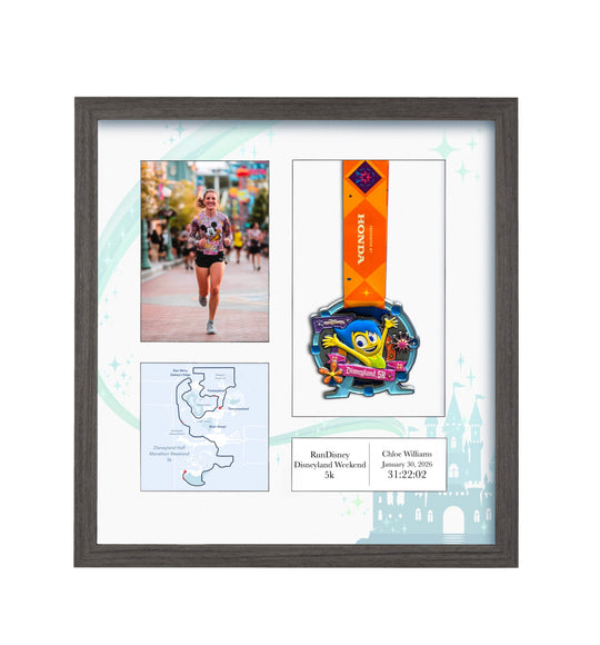 Disneyland 5k Marathon 2026 - Medal & Photo Frame