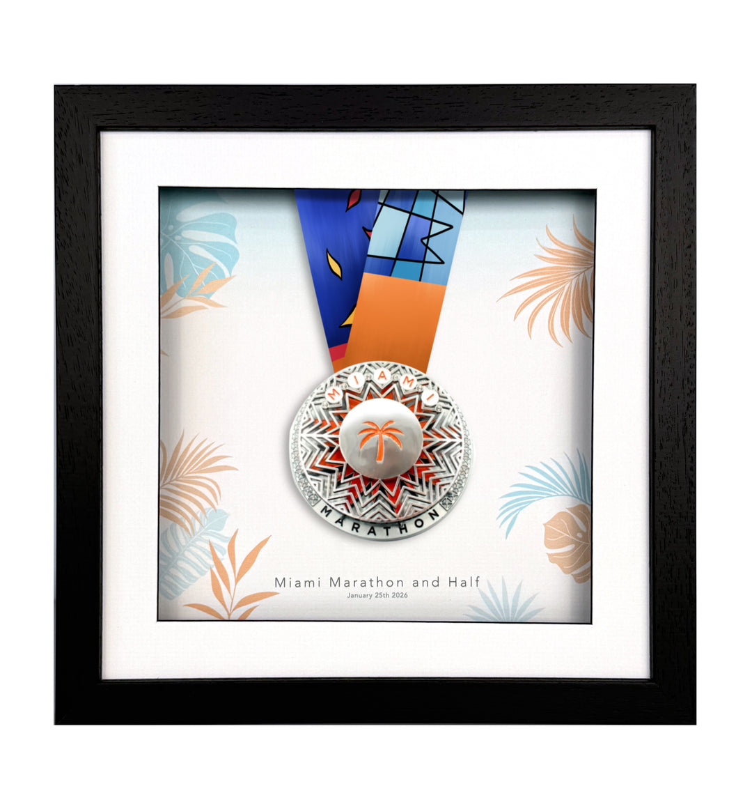 Miami Marathon 2026 - Medal Frame