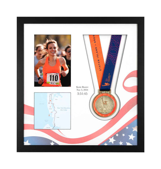 New York Marathon 2023 - Medal & Photo Frame