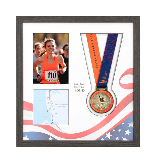 New York Marathon 2023 - Medal & Photo Frame