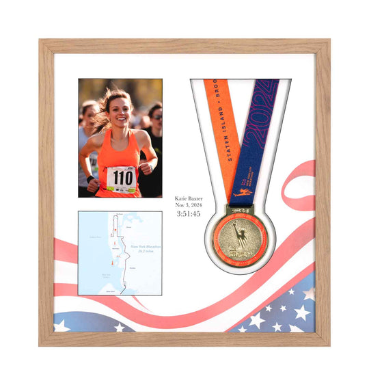 New York Marathon 2023 - Medal & Photo Frame