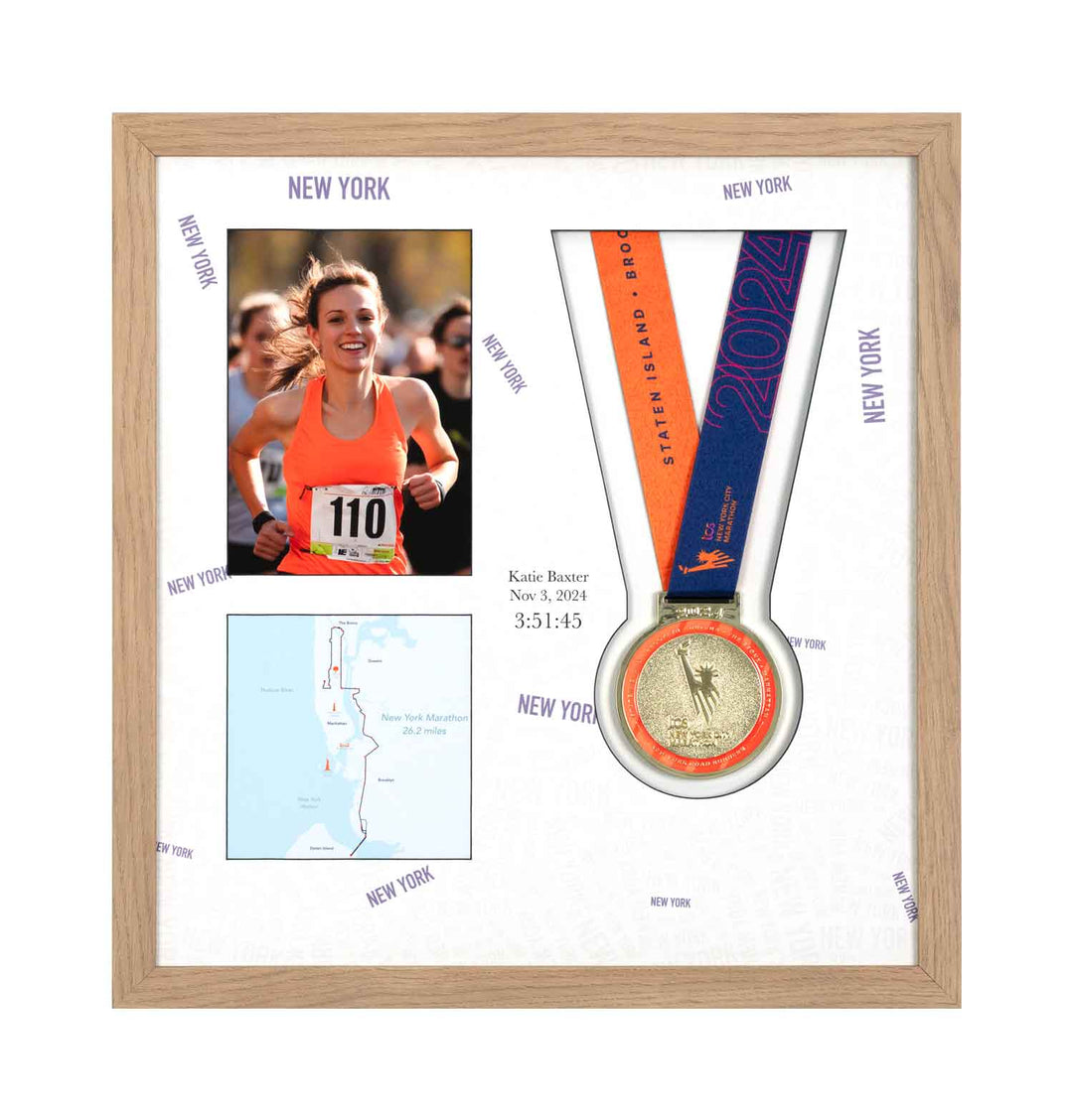 New York Marathon 2023 - Medal & Photo Frame