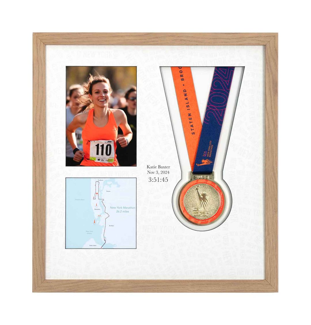 New York Marathon 2023 - Medal & Photo Frame