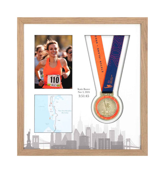 New York Marathon 2023 - Medal & Photo Frame