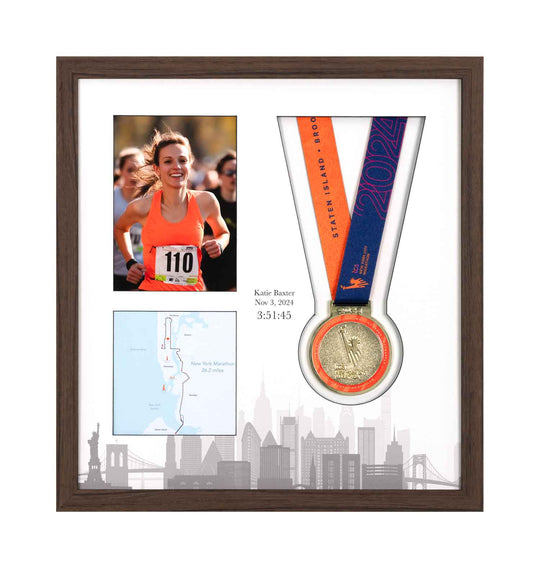 New York Marathon 2023 - Medal & Photo Frame