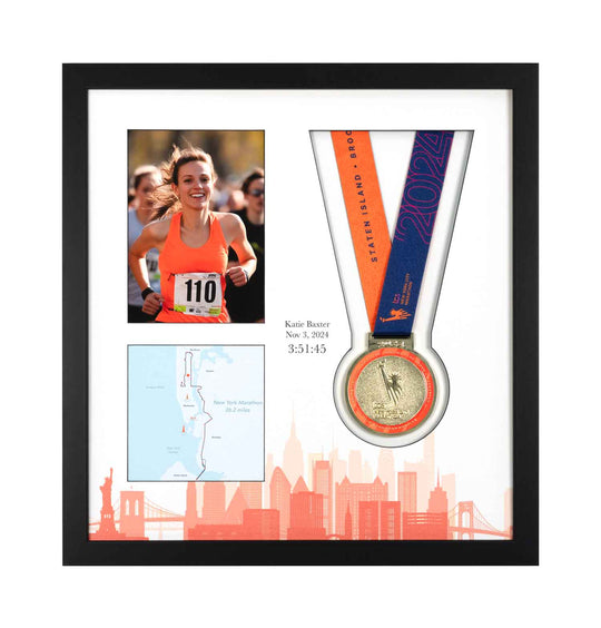 New York Marathon 2023 - Medal & Photo Frame