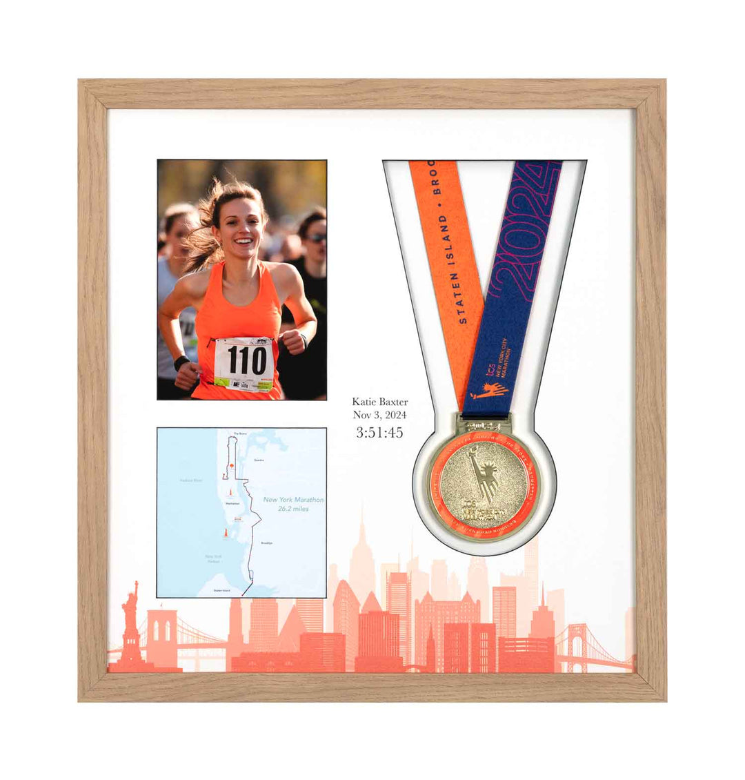 New York Marathon 2023 - Medal & Photo Frame
