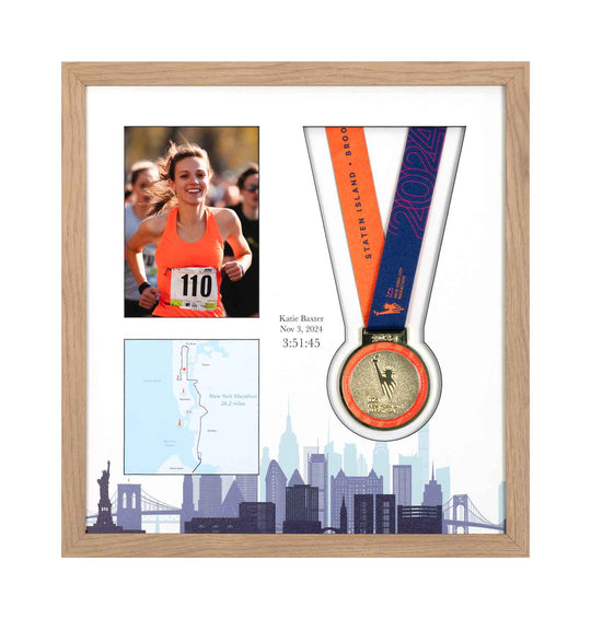 New York Marathon 2023 - Medal & Photo Frame