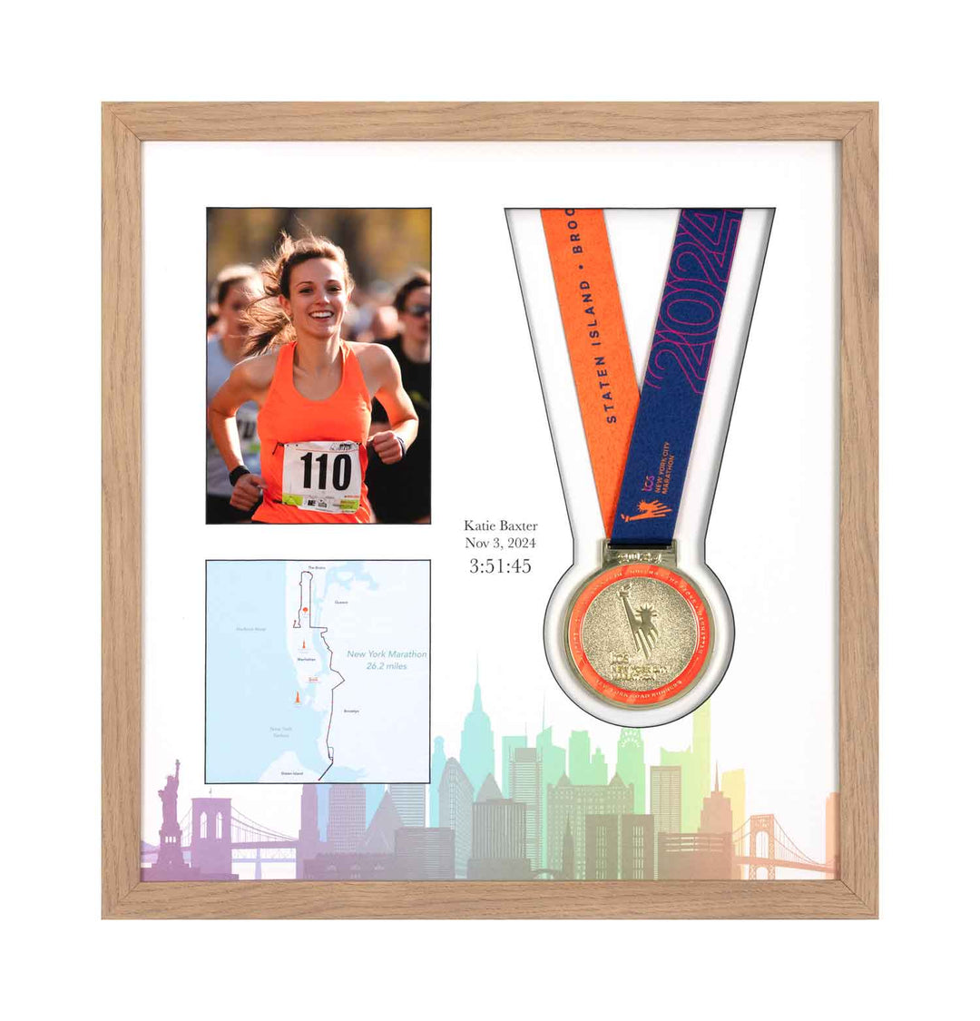 New York Marathon 2023 - Medal & Photo Frame