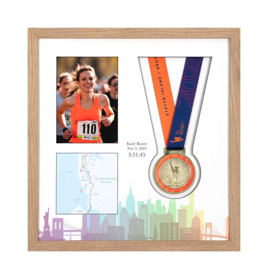 New York Marathon 2023 - Medal & Photo Frame