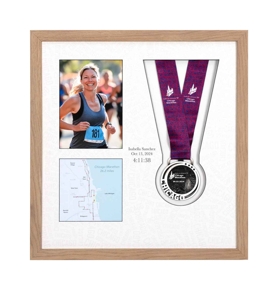 Chicago Marathon 2024 - Medal & Photo Frame