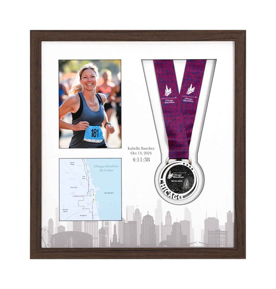 Chicago Marathon 2024 - Medal & Photo Frame