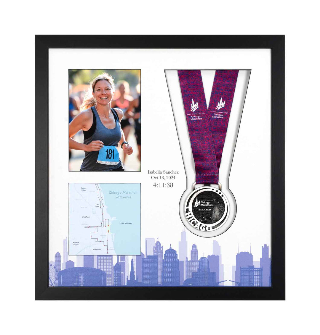 Chicago Marathon 2024 - Medal & Photo Frame