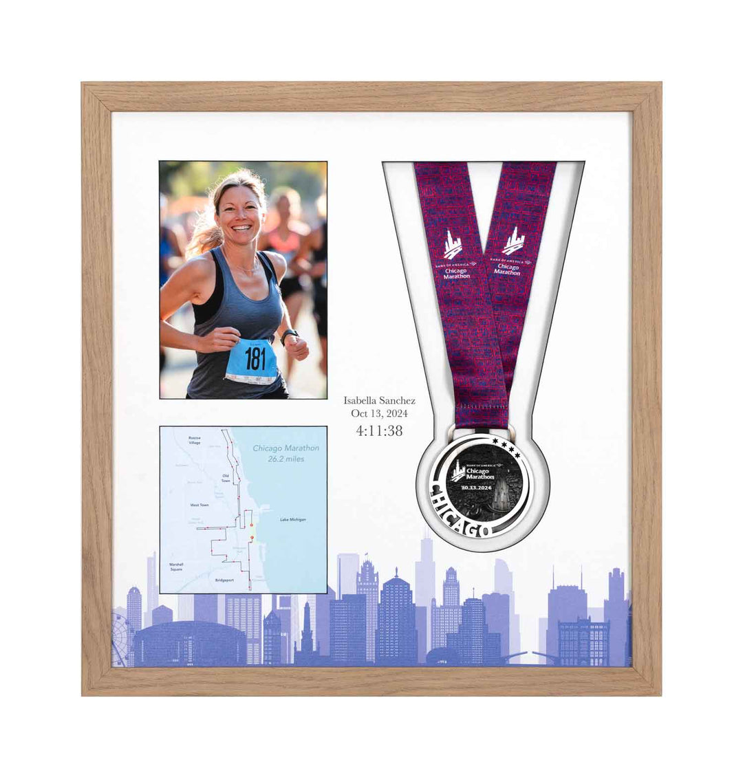 Chicago Marathon 2024 - Medal & Photo Frame