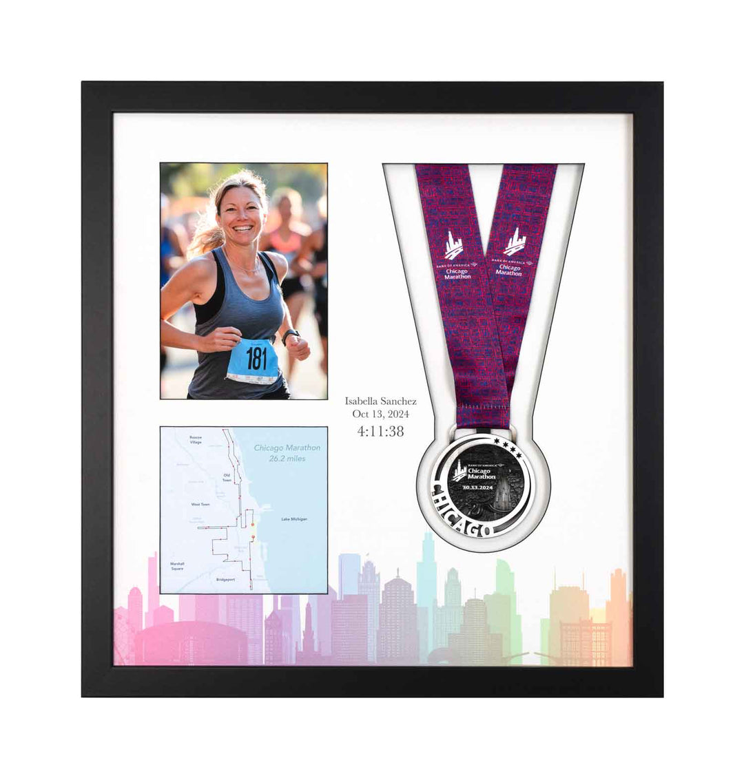 Chicago Marathon 2024 - Medal & Photo Frame