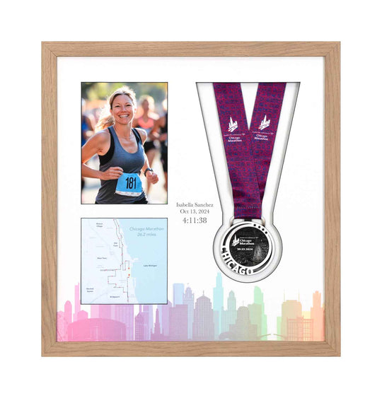 Chicago Marathon 2024 - Medal & Photo Frame