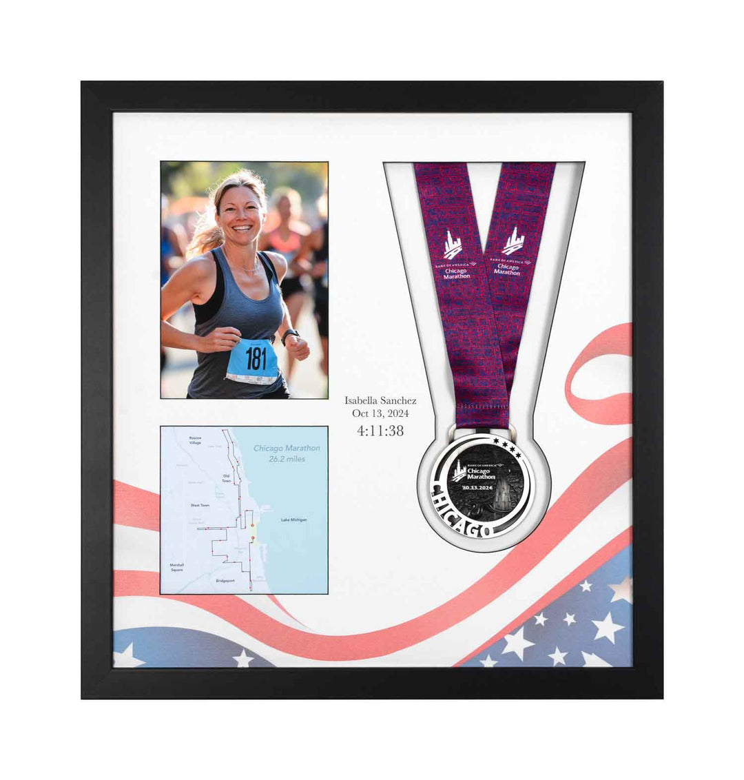 Chicago Marathon 2024 - Medal & Photo Frame