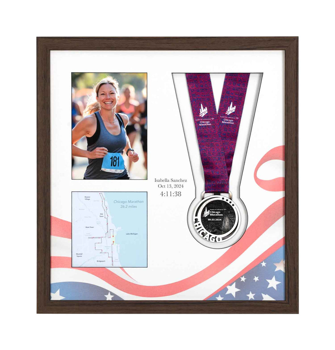 Chicago Marathon 2024 - Medal & Photo Frame
