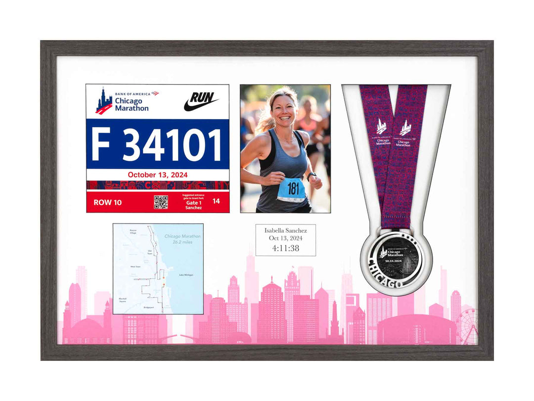 Chicago Marathon 2024 - Medal / Photo / BIB