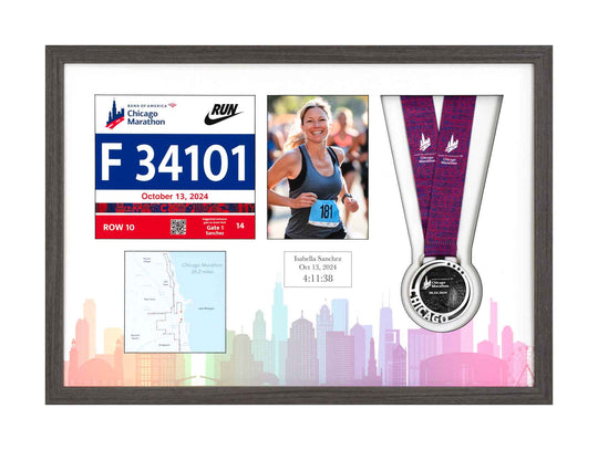 Chicago Marathon 2024 - Medal / Photo / BIB