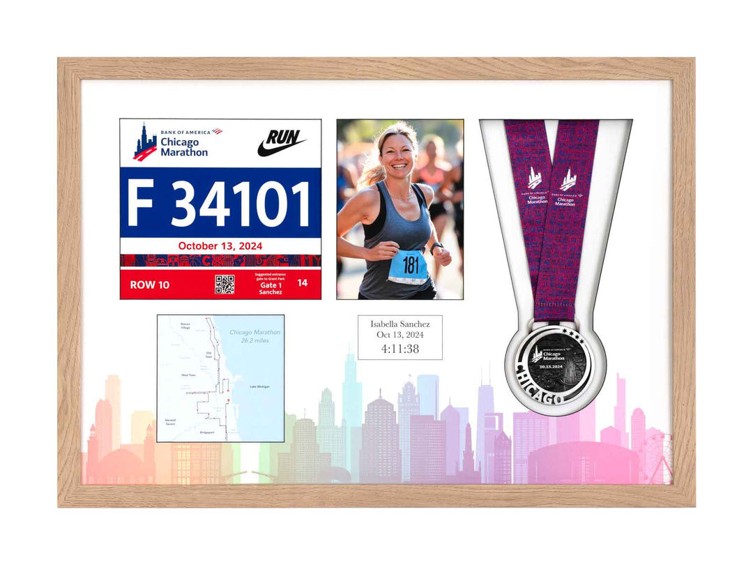 Chicago Marathon 2024 - Medal / Photo / BIB