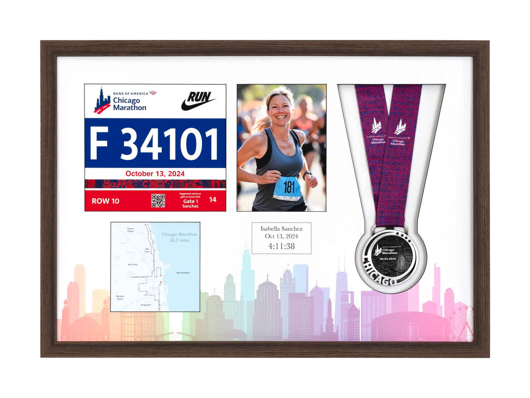 Chicago Marathon 2024 - Medal / Photo / BIB