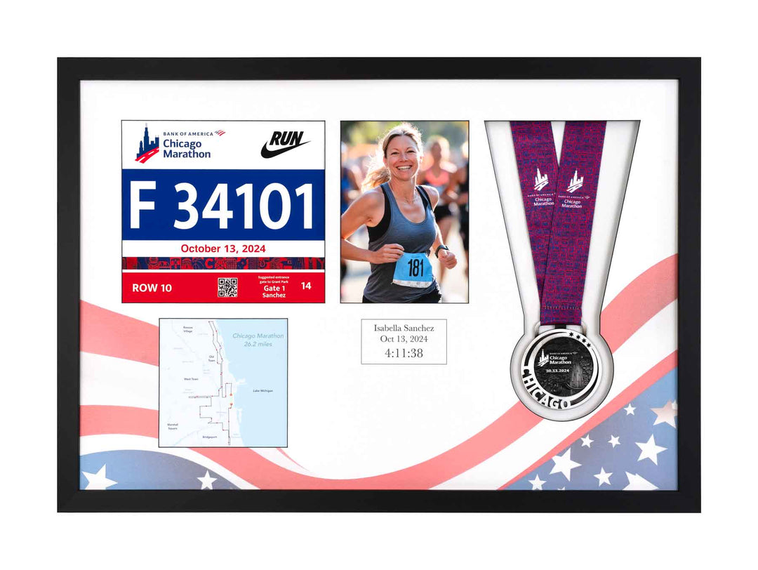 Chicago Marathon 2024 - Medal / Photo / BIB