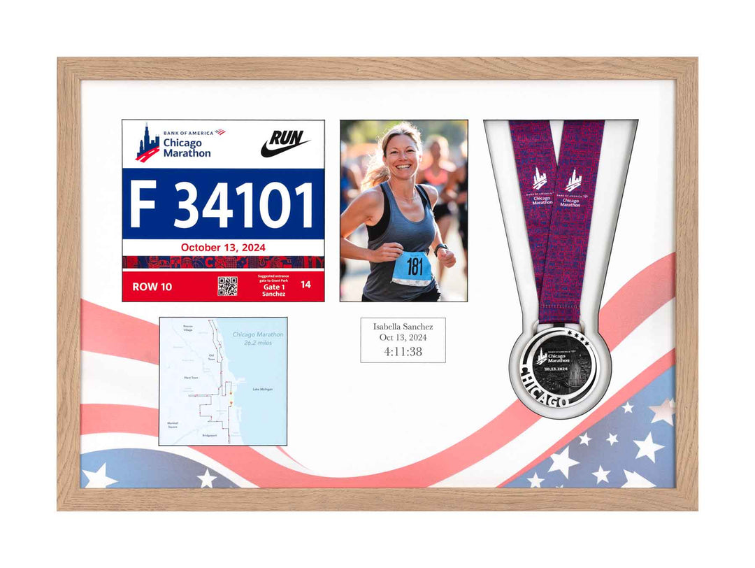 Chicago Marathon 2024 - Medal / Photo / BIB