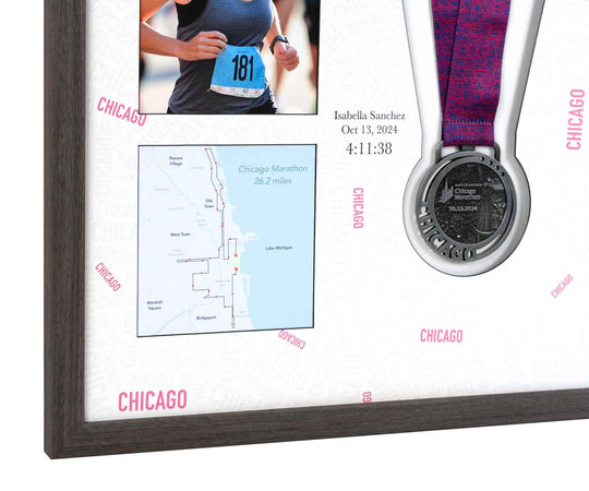 Chicago Marathon 2024 - Medal & Photo Frame