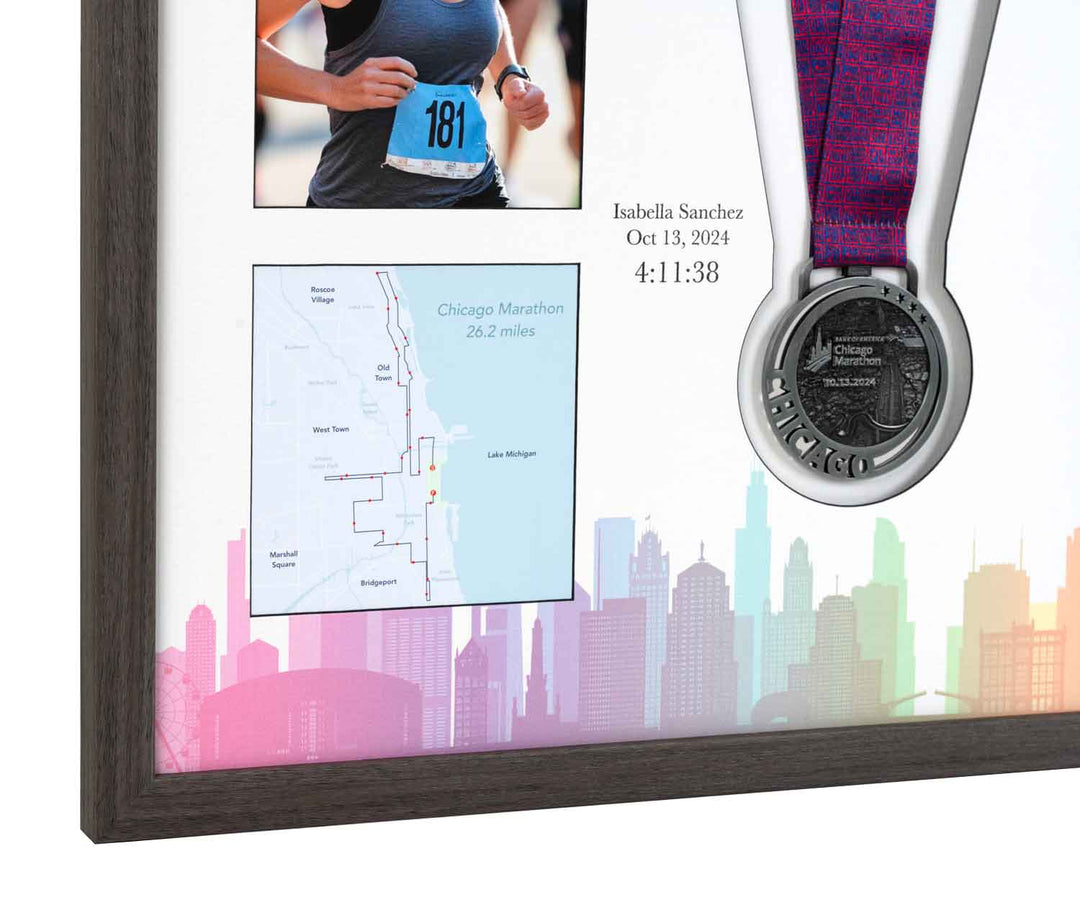 Chicago Marathon 2024 - Medal & Photo Frame