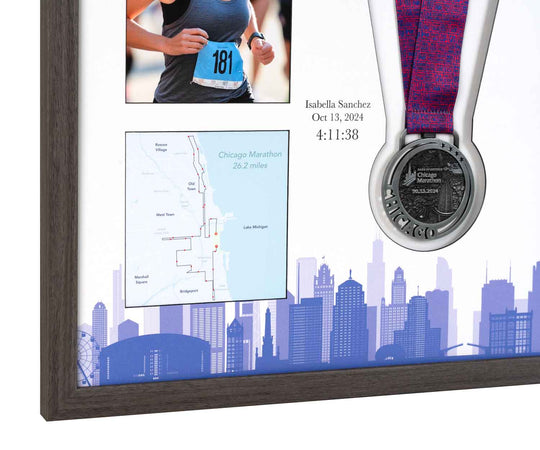 Chicago Marathon 2024 - Medal & Photo Frame