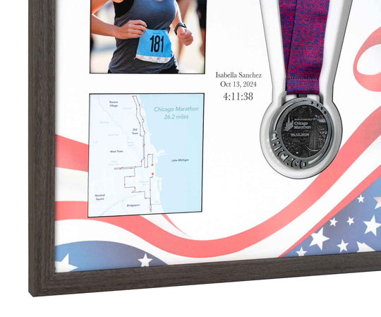 Chicago Marathon 2025 - Medal & Photo Frame